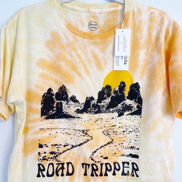 Pura Vida Road Tripper Tee New With Tags - Picture 3 of 8